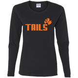 T-Shirts Black / S Tails Women's Long Sleeve T-Shirt