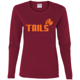 T-Shirts Cardinal / S Tails Women's Long Sleeve T-Shirt