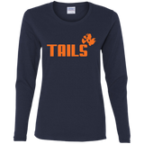 T-Shirts Navy / S Tails Women's Long Sleeve T-Shirt