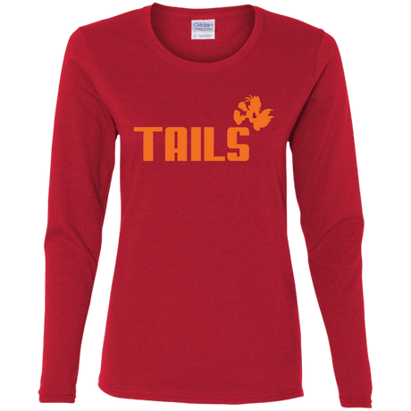 T-Shirts Red / S Tails Women's Long Sleeve T-Shirt