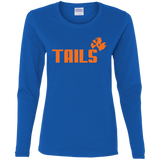 T-Shirts Royal / S Tails Women's Long Sleeve T-Shirt
