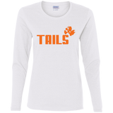 T-Shirts White / S Tails Women's Long Sleeve T-Shirt