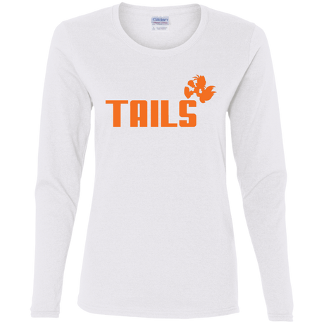 T-Shirts White / S Tails Women's Long Sleeve T-Shirt