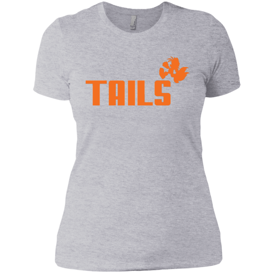 T-Shirts Heather Grey / X-Small Tails Women's Premium T-Shirt