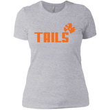 T-Shirts Heather Grey / X-Small Tails Women's Premium T-Shirt