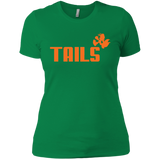 T-Shirts Kelly Green / X-Small Tails Women's Premium T-Shirt