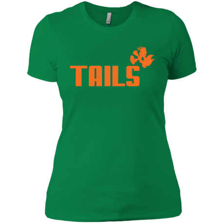 T-Shirts Kelly Green / X-Small Tails Women's Premium T-Shirt