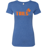 T-Shirts Vintage Royal / S Tails Women's Triblend T-Shirt