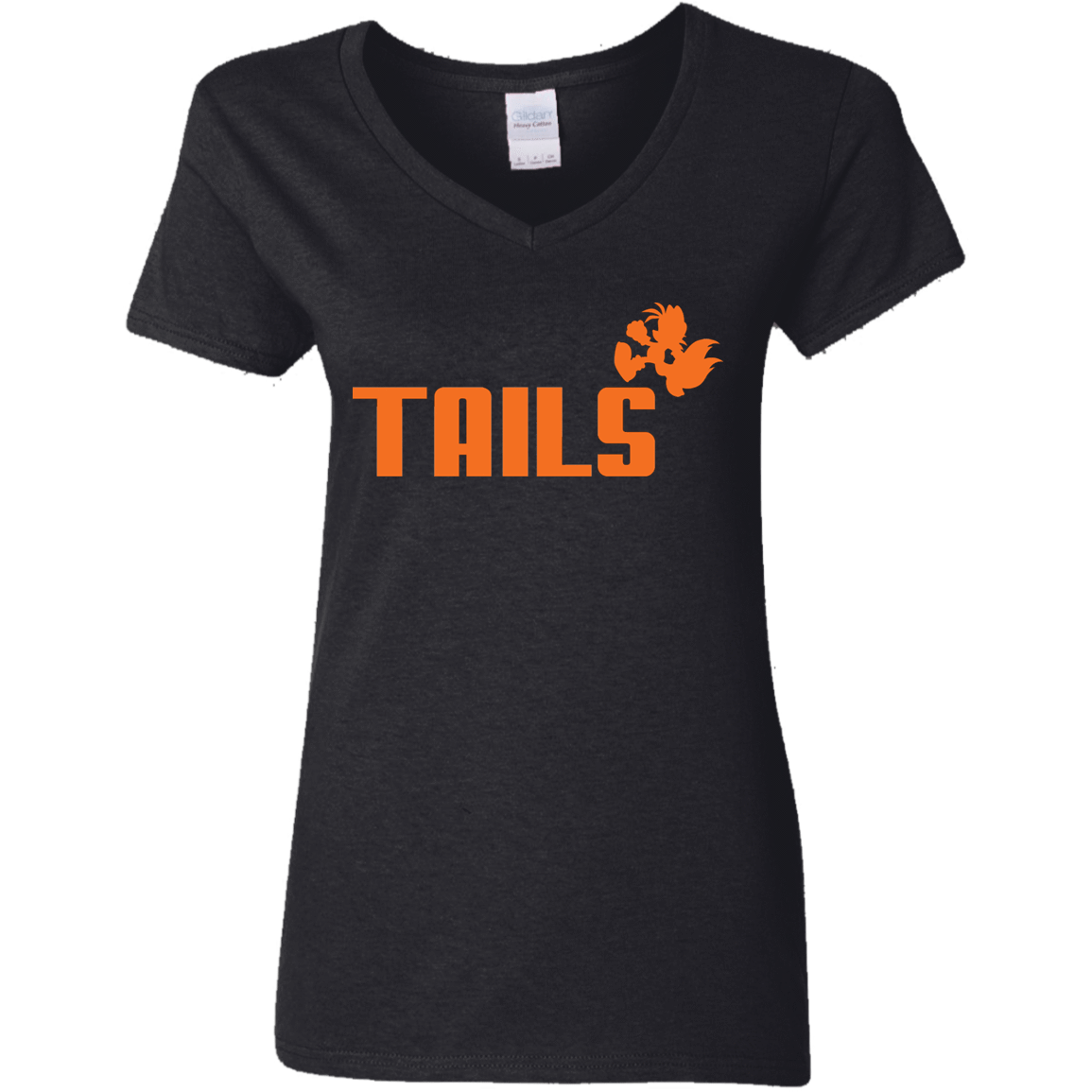 T-Shirts Black / S Tails Women's V-Neck T-Shirt