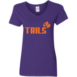 T-Shirts Purple / S Tails Women's V-Neck T-Shirt