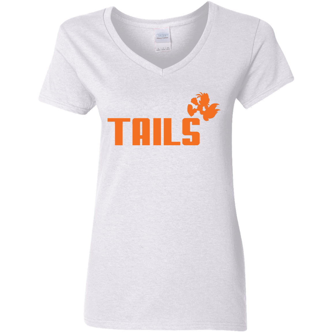 T-Shirts White / S Tails Women's V-Neck T-Shirt