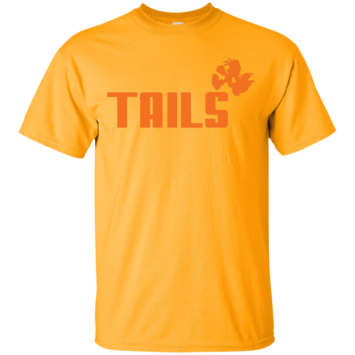 T-Shirts Gold / YXS Tails Youth T-Shirt