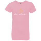 T-Shirts Light Pink / YXS Take A Coffee Break Girls Premium T-Shirt
