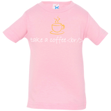 T-Shirts Pink / 6 Months Take A Coffee Break Infant Premium T-Shirt