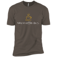 T-Shirts Warm Grey / X-Small Take A Coffee Break Men's Premium T-Shirt
