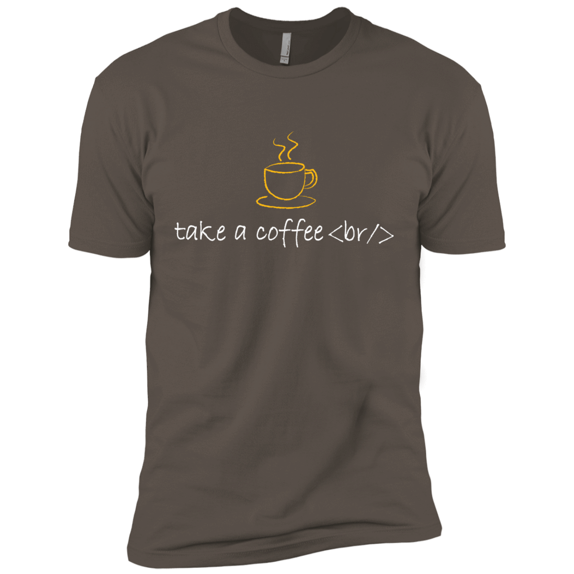 T-Shirts Warm Grey / X-Small Take A Coffee Break Men's Premium T-Shirt