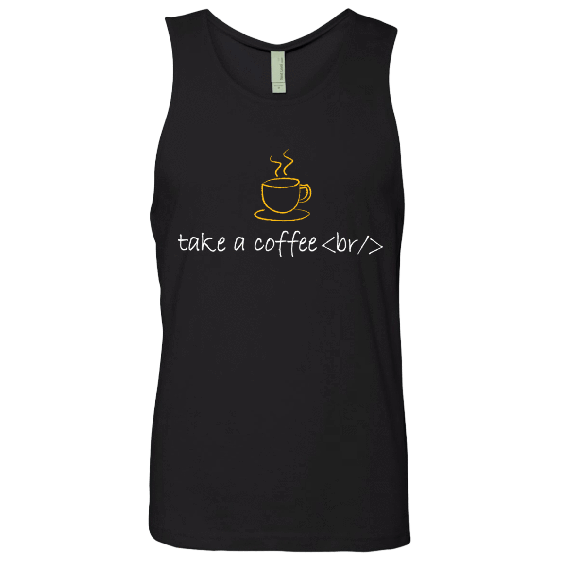 T-Shirts Black / Small Take A Coffee Break Men's Premium Tank Top