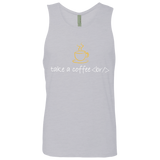 T-Shirts Heather Grey / Small Take A Coffee Break Men's Premium Tank Top