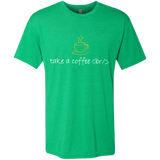 T-Shirts Envy / Small Take A Coffee Break Men's Triblend T-Shirt