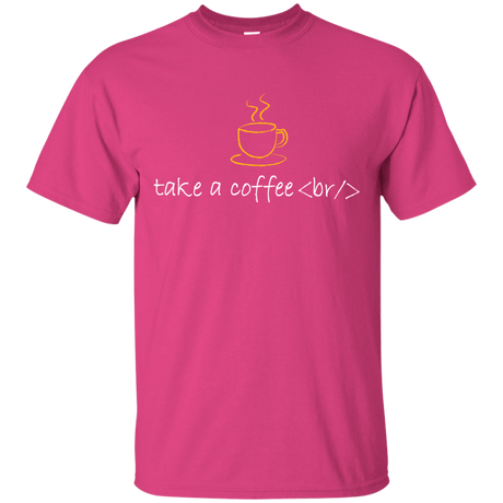 T-Shirts Heliconia / Small Take A Coffee Break T-Shirt