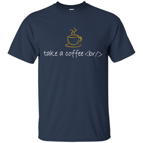 T-Shirts Navy / Small Take A Coffee Break T-Shirt