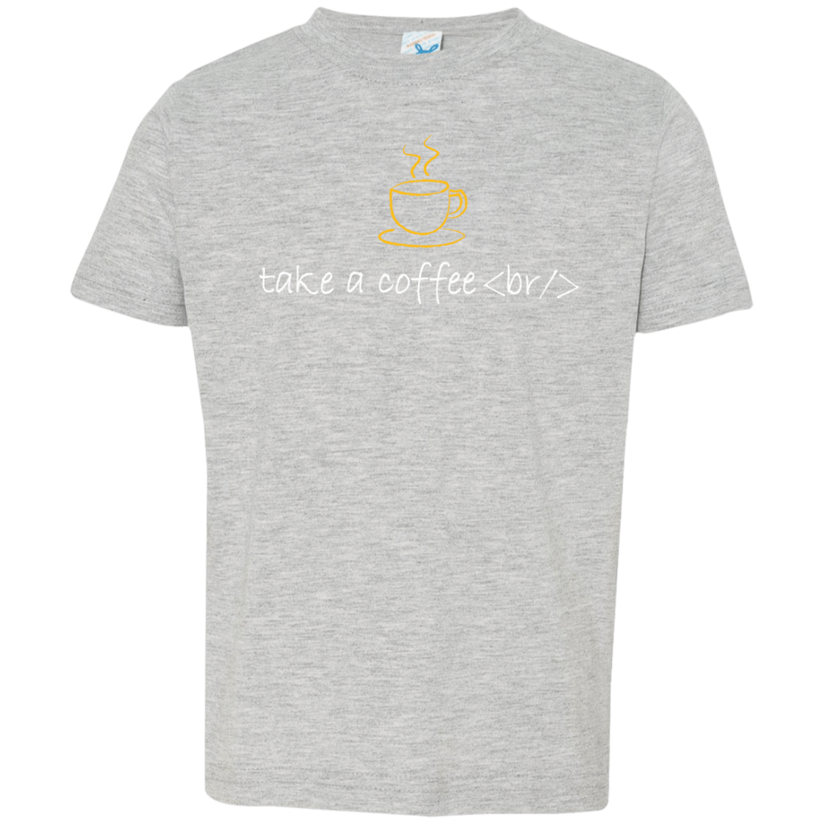 T-Shirts Heather Grey / 2T Take A Coffee Break Toddler Premium T-Shirt