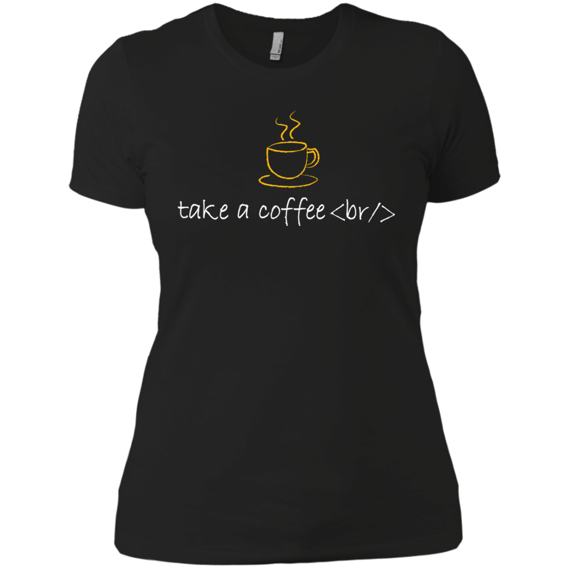 T-Shirts Black / X-Small Take A Coffee Break Women's Premium T-Shirt
