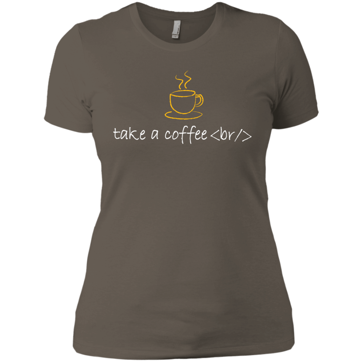 T-Shirts Warm Grey / X-Small Take A Coffee Break Women's Premium T-Shirt
