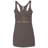 Take A Coffee Break Women's Triblend Racerback Tank