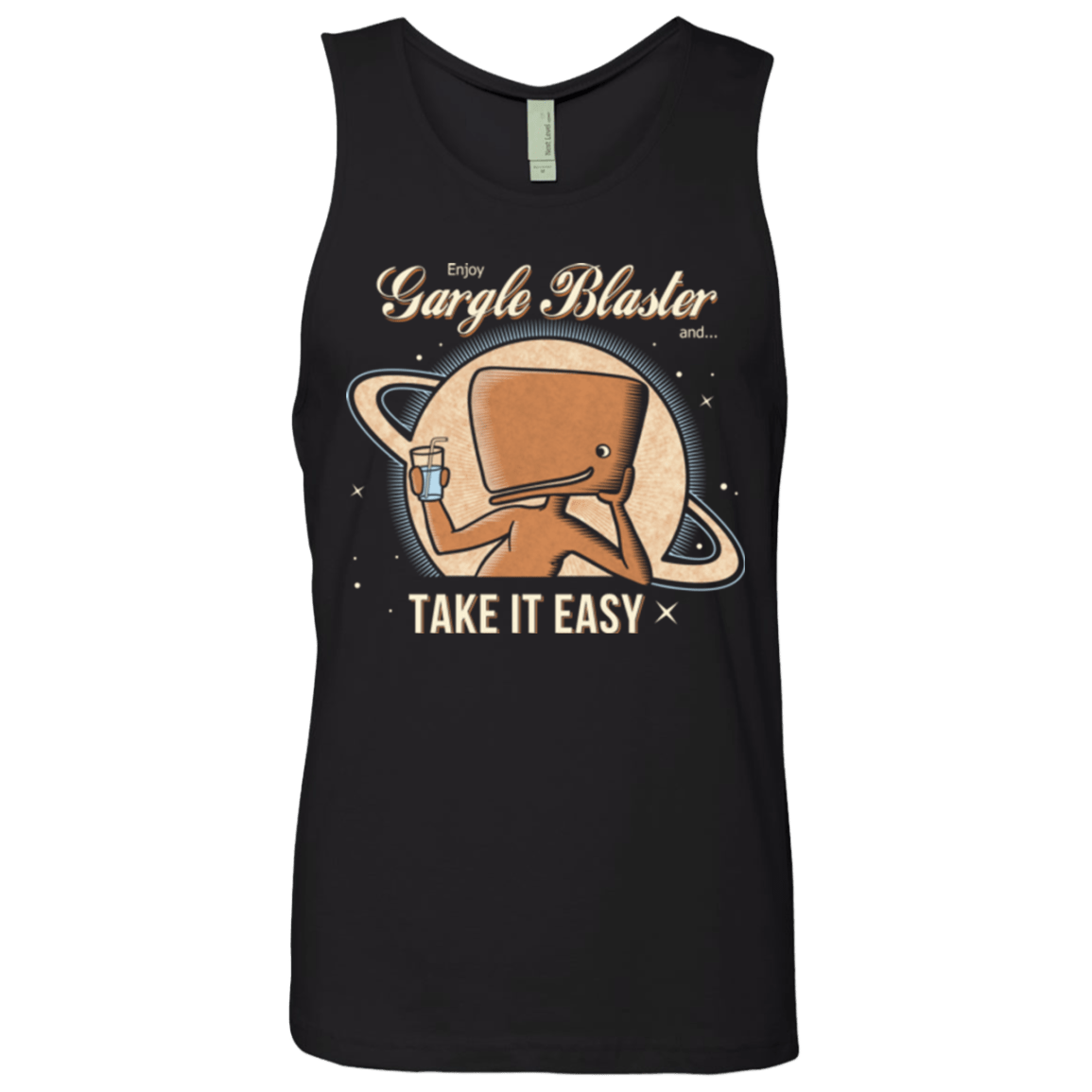 T-Shirts Black / Small Take it Easy Men's Premium Tank Top