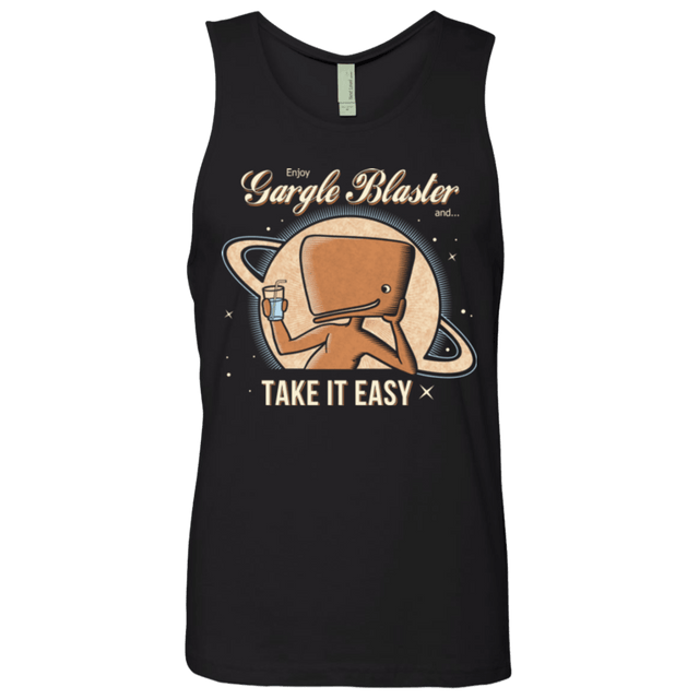T-Shirts Black / Small Take it Easy Men's Premium Tank Top