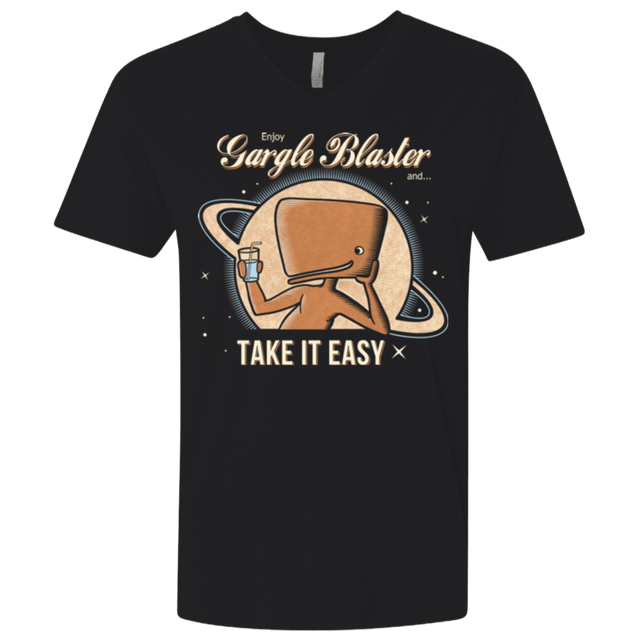 T-Shirts Black / X-Small Take it Easy Men's Premium V-Neck