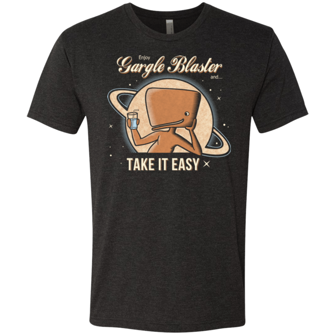T-Shirts Vintage Black / Small Take it Easy Men's Triblend T-Shirt