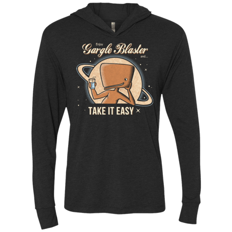 T-Shirts Vintage Black / X-Small Take it Easy Triblend Long Sleeve Hoodie Tee