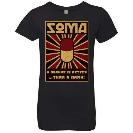 T-Shirts Black / YXS Take Soma Girls Premium T-Shirt