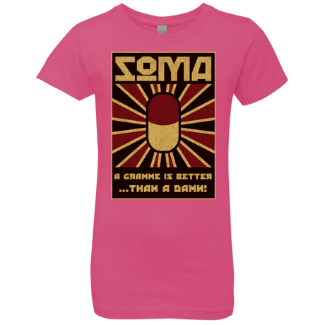 T-Shirts Hot Pink / YXS Take Soma Girls Premium T-Shirt