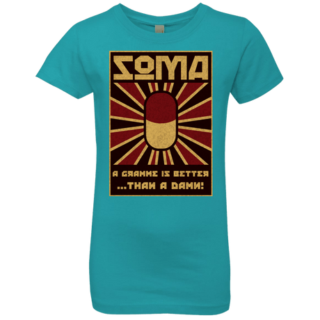 T-Shirts Tahiti Blue / YXS Take Soma Girls Premium T-Shirt