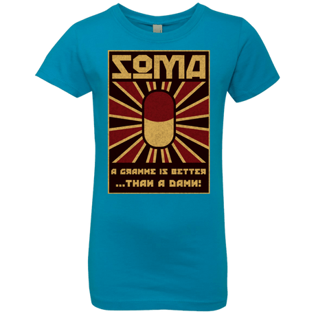 T-Shirts Turquoise / YXS Take Soma Girls Premium T-Shirt