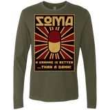 T-Shirts Military Green / Small Take Soma Men's Premium Long Sleeve