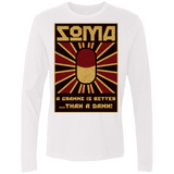 T-Shirts White / Small Take Soma Men's Premium Long Sleeve