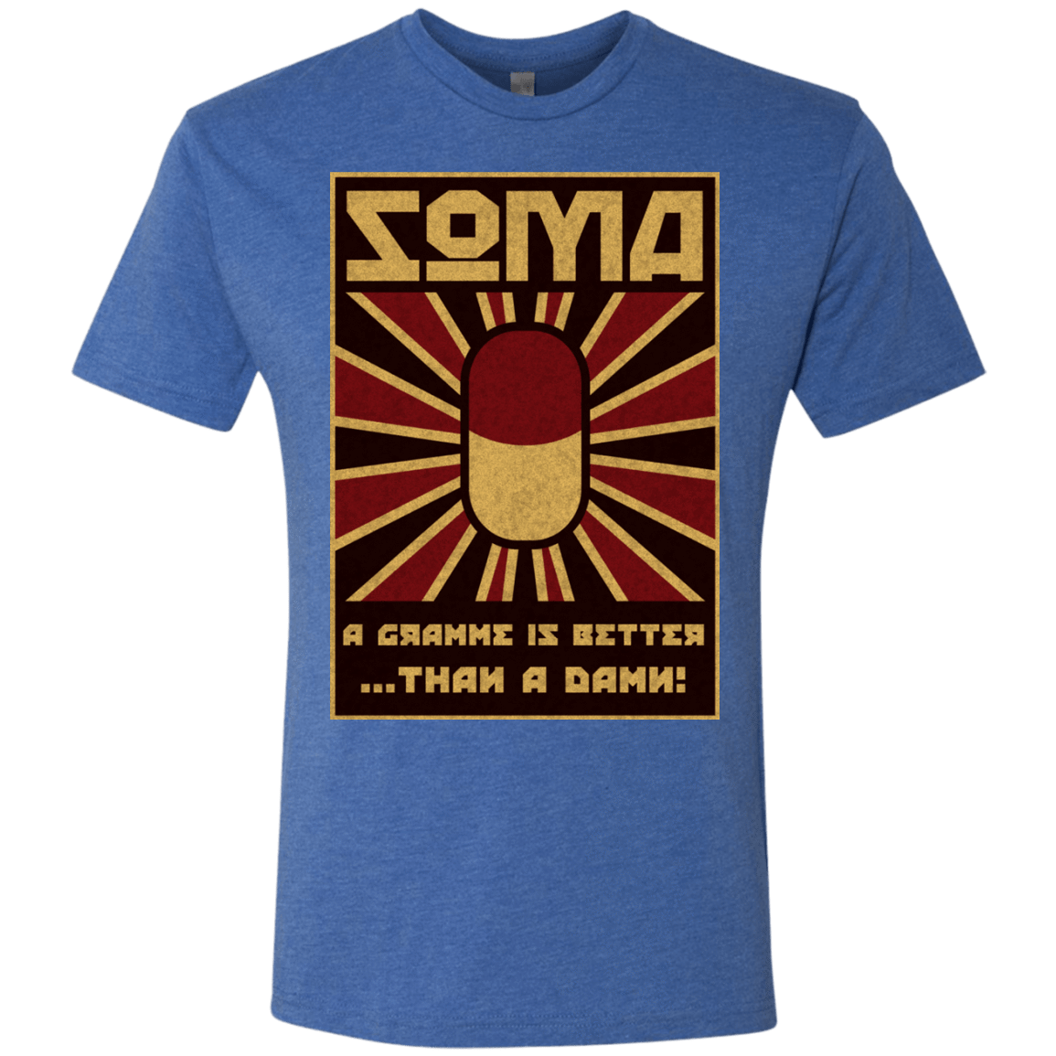 T-Shirts Vintage Royal / Small Take Soma Men's Triblend T-Shirt