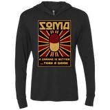 T-Shirts Vintage Black / X-Small Take Soma Triblend Long Sleeve Hoodie Tee
