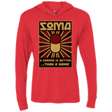 T-Shirts Vintage Red / X-Small Take Soma Triblend Long Sleeve Hoodie Tee