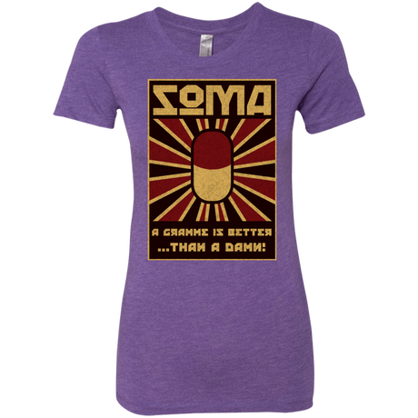 T-Shirts Purple Rush / Small Take Soma Women's Triblend T-Shirt