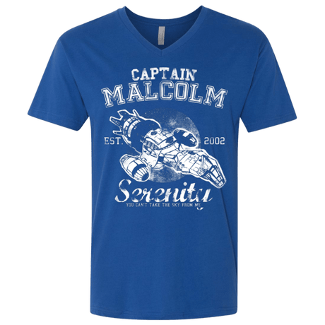 T-Shirts Royal / X-Small Take to the Sky Men's Premium V-Neck