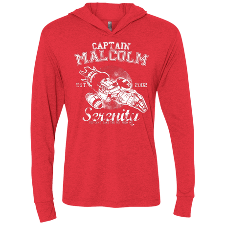 T-Shirts Vintage Red / X-Small Take to the Sky Triblend Long Sleeve Hoodie Tee