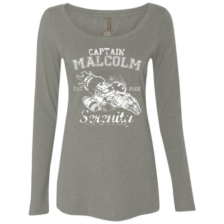 T-Shirts Venetian Grey / Small Take to the Sky Women's Triblend Long Sleeve Shirt