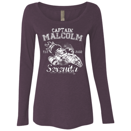 T-Shirts Vintage Purple / Small Take to the Sky Women's Triblend Long Sleeve Shirt