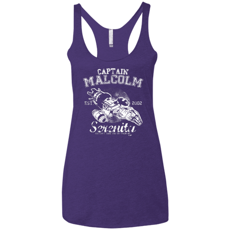 T-Shirts Purple / X-Small Take to the Sky Women's Triblend Racerback Tank