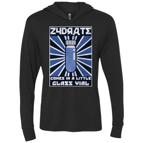 T-Shirts Vintage Black / X-Small Take Zydrate Triblend Long Sleeve Hoodie Tee